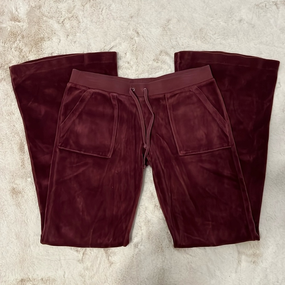 Juicy Couture Burgundy Track Pants SOLD